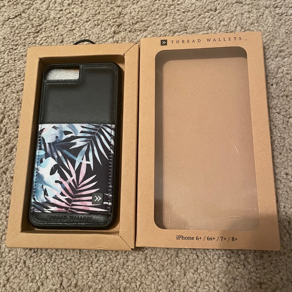 Thread wallet iPhone case